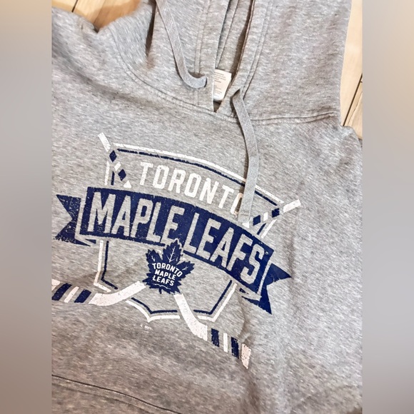 NHL Toronto Maple Leafs Heather Gray Hoodie - Picture 4 of 4